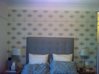 Wallpaper on feature walls